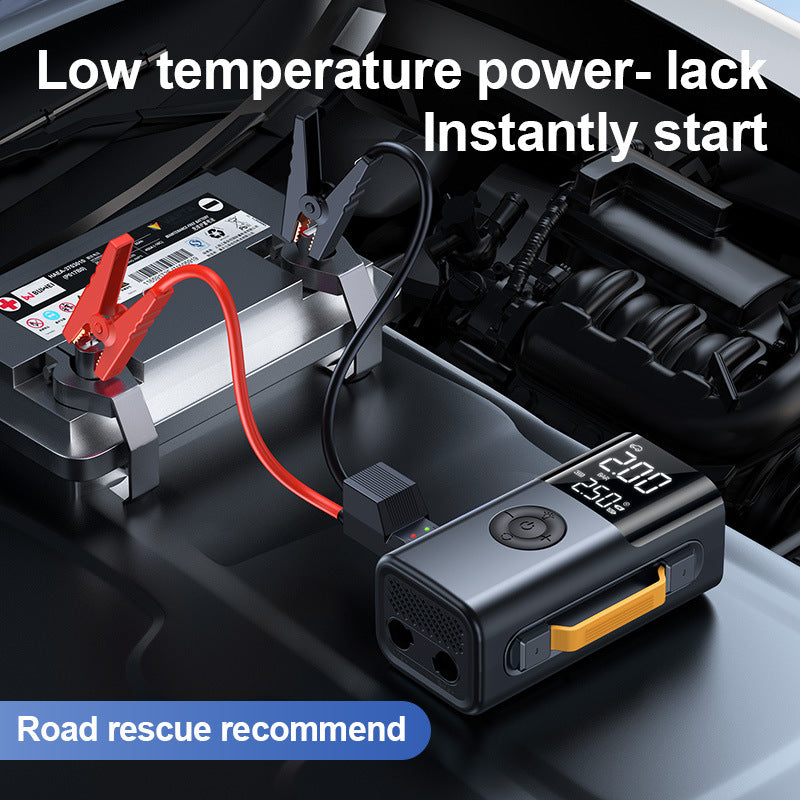 Smart Jump Starter with Air Compressor & Tire Inflator — 10000mAh