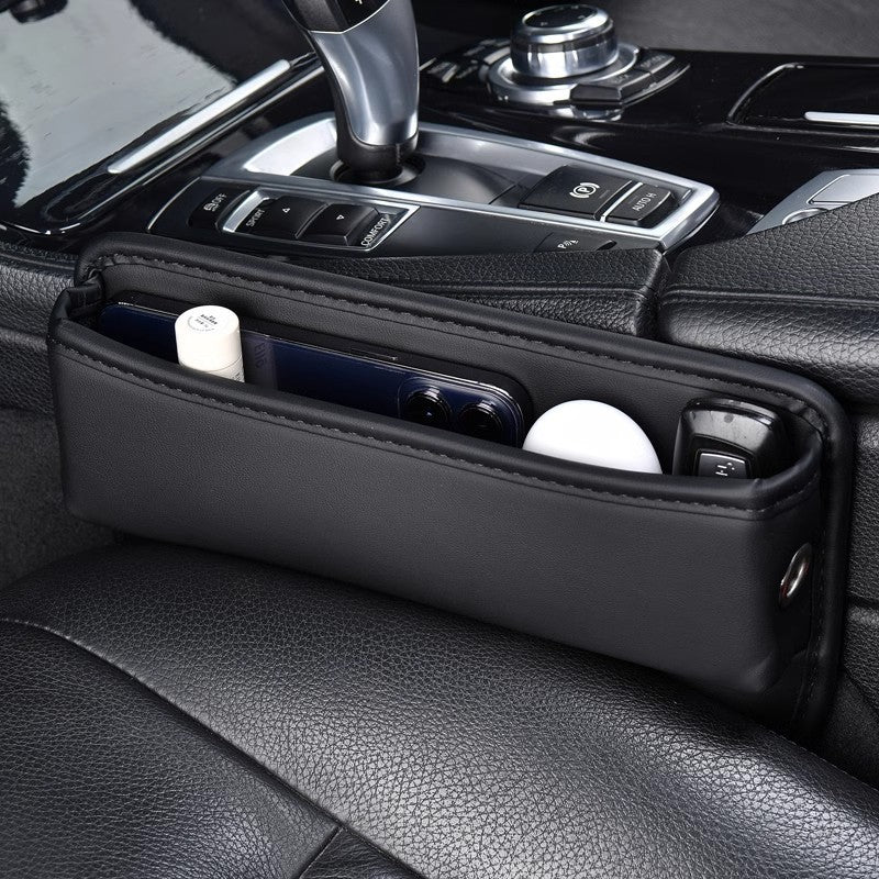 Leather Car Seat Gap Storage Box